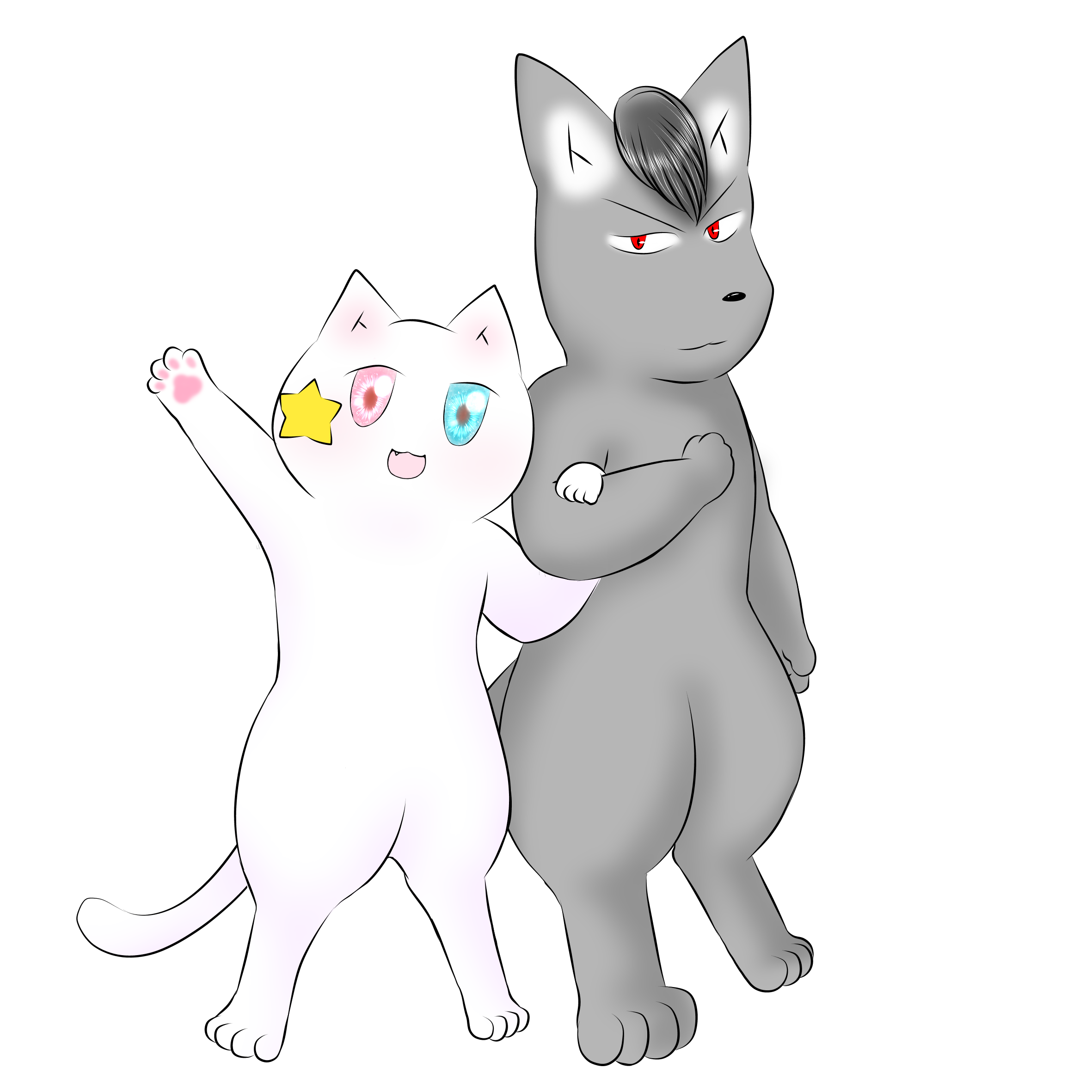 ララとルルの立ち絵